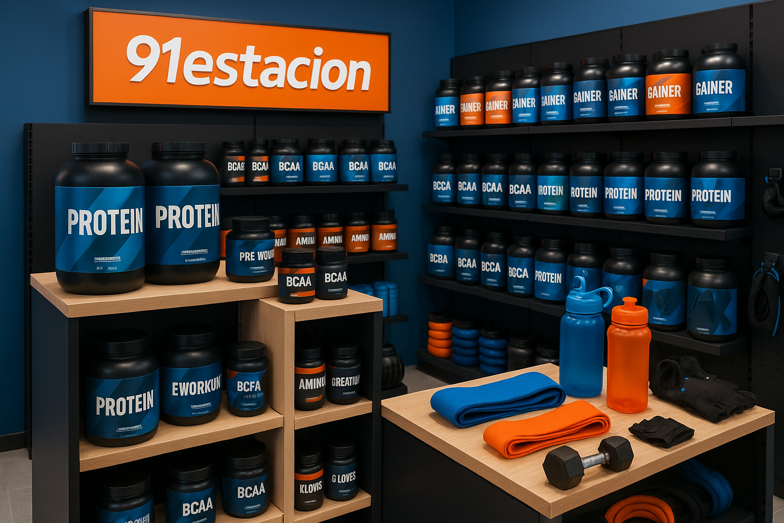 91estacion suplementos deportivos accesorios deportivos entrenamiento