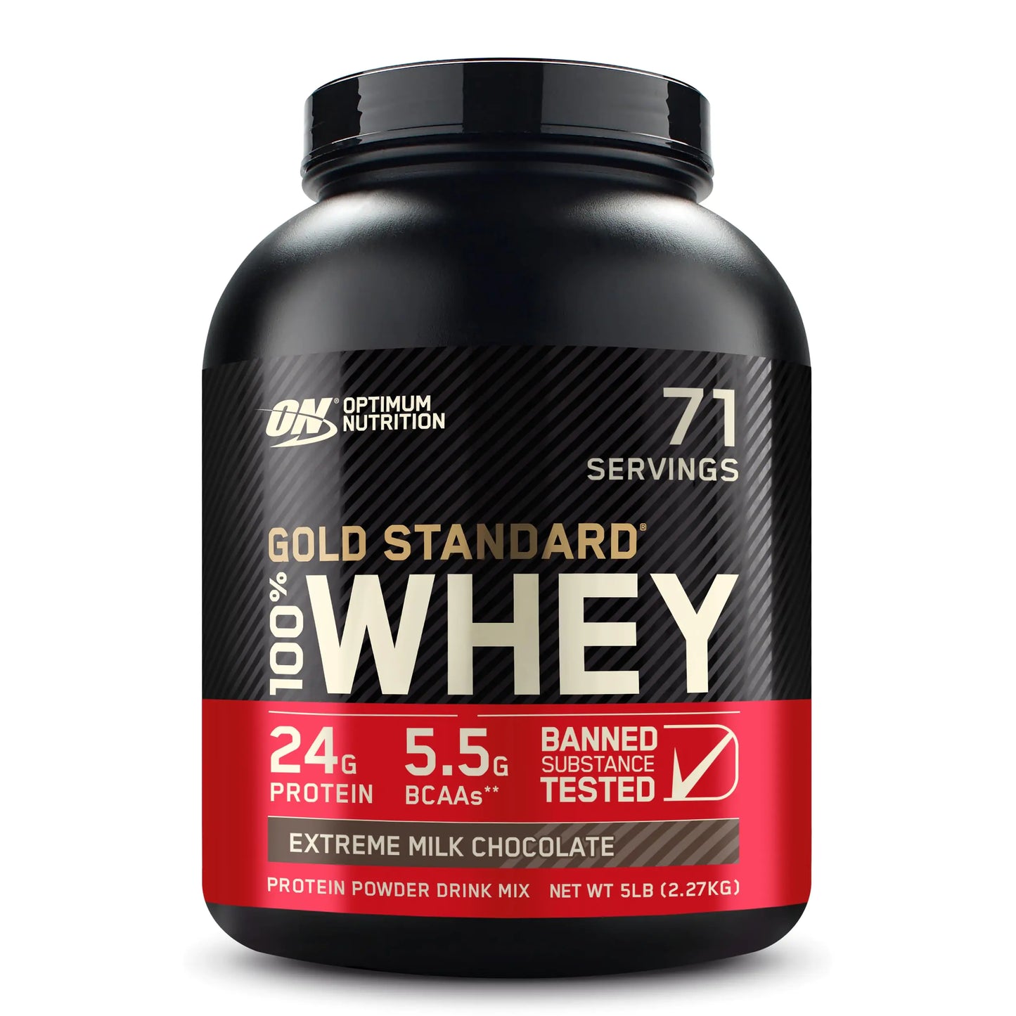 Optimum Nutrition Proteína Whey Chocolate Intenso – 5 lb