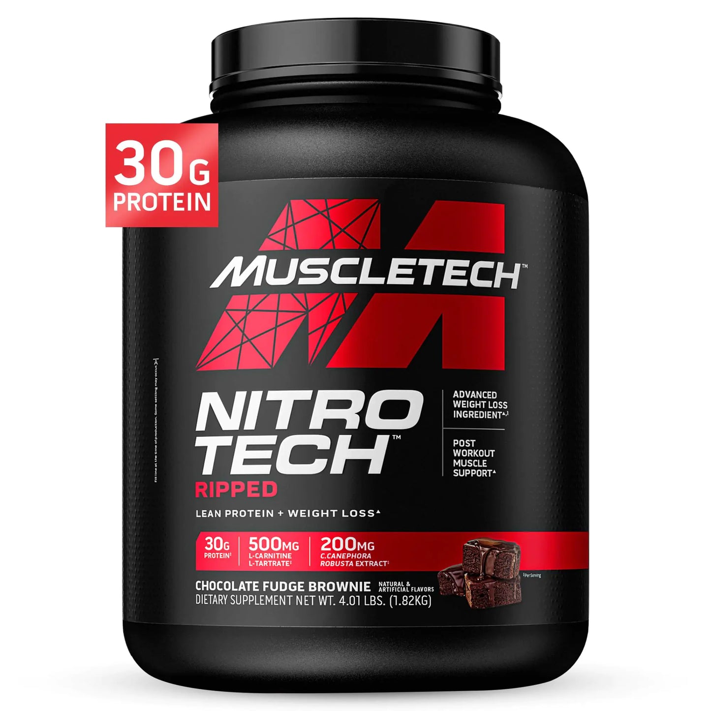 Muscletech Nitro 30 g proteína por porción